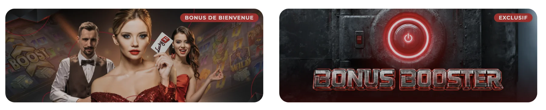 Bonus et promotions Lucky31 : bonus de bienvenue et bonus booster exclusif